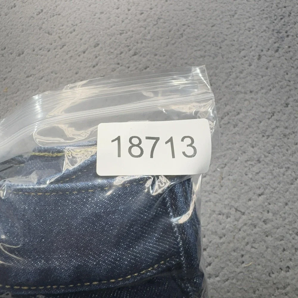 Banana Republic Jeans Mens 38x28 Blue Straight Relaxed Fit Dark Denim Zip Fly